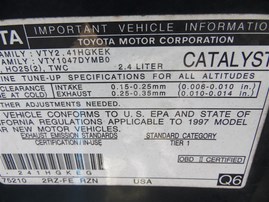 1997 Toyota Tacoma Green Extended Cab 2.4L MT 2WD #Z23172